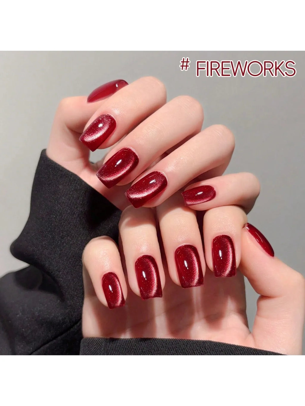 15 ml 8-color Ankara Red Gel Polish Set, UV LED Immersion Nail Polish,Holiday DIY Nail Polish Design For Year