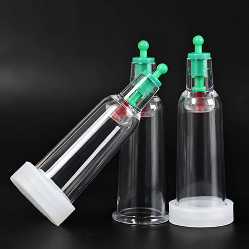 5-Pack Vacuum Cupping Sets Suction Cups Back Massage Body Cup Detox Massage Body Cups Ventosas Vacuum Cupping Massage Jars