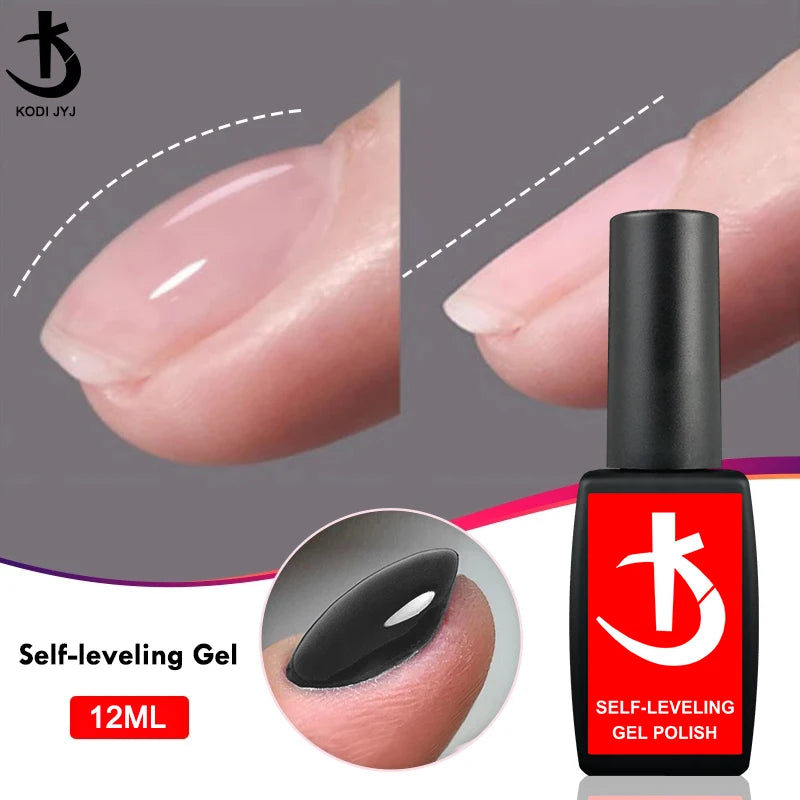 KODI JYJ Self-Leveling Gel Polish 12 ml Semi-permanent Reinforcement Gellac Manicure Desgin Create uv Varnish Multifunction