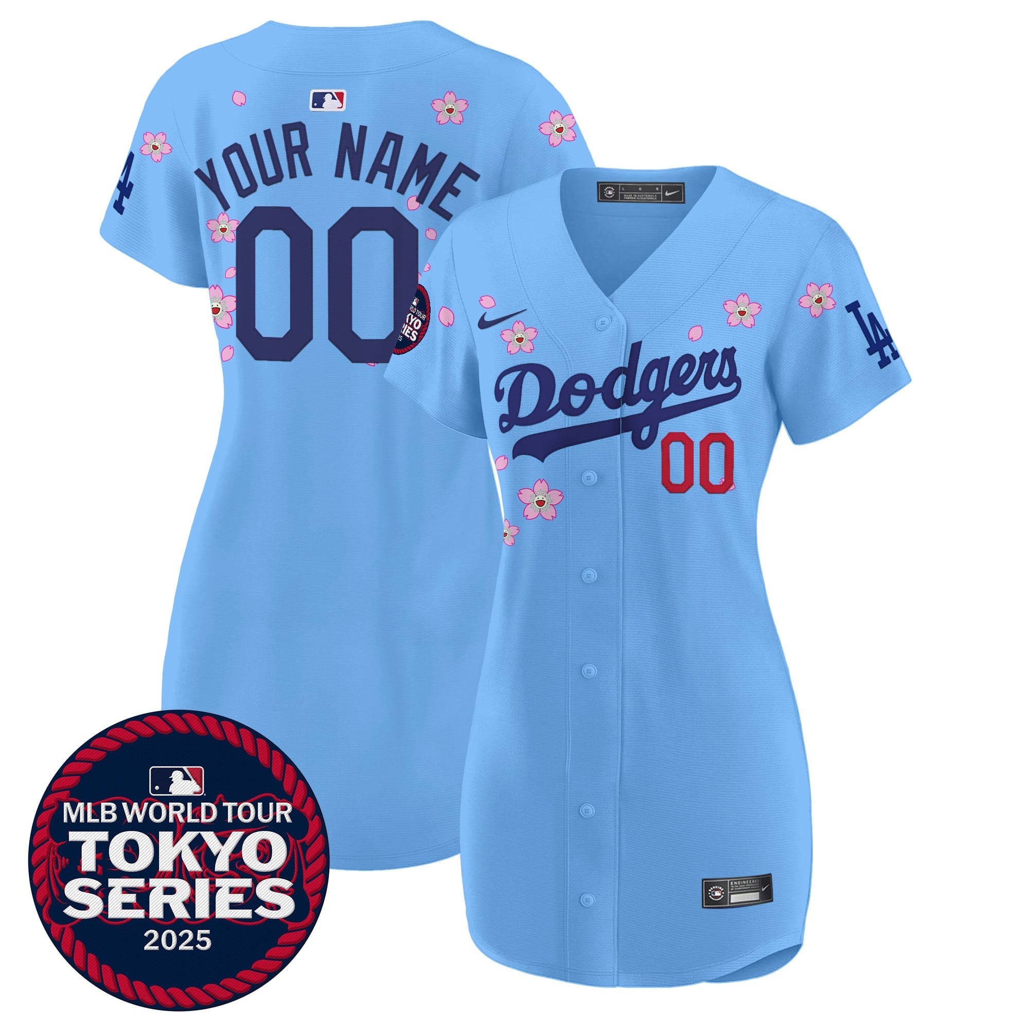 Dodgers Tokyo Series 2025 Baseball Custom Dress - Stitched