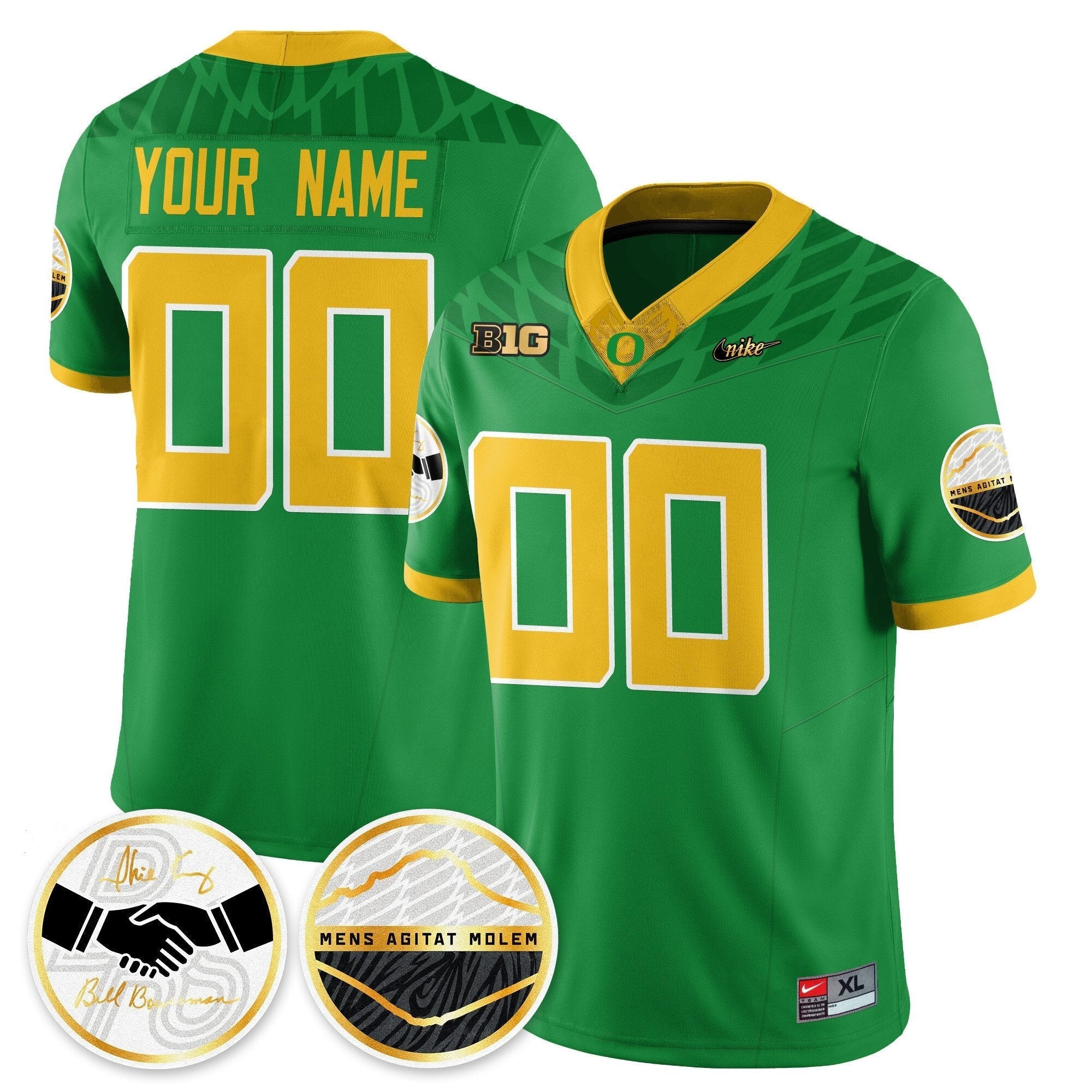 Custom Oregon Ducks 2025 "Shoe Duck" Jersey - All Stitched