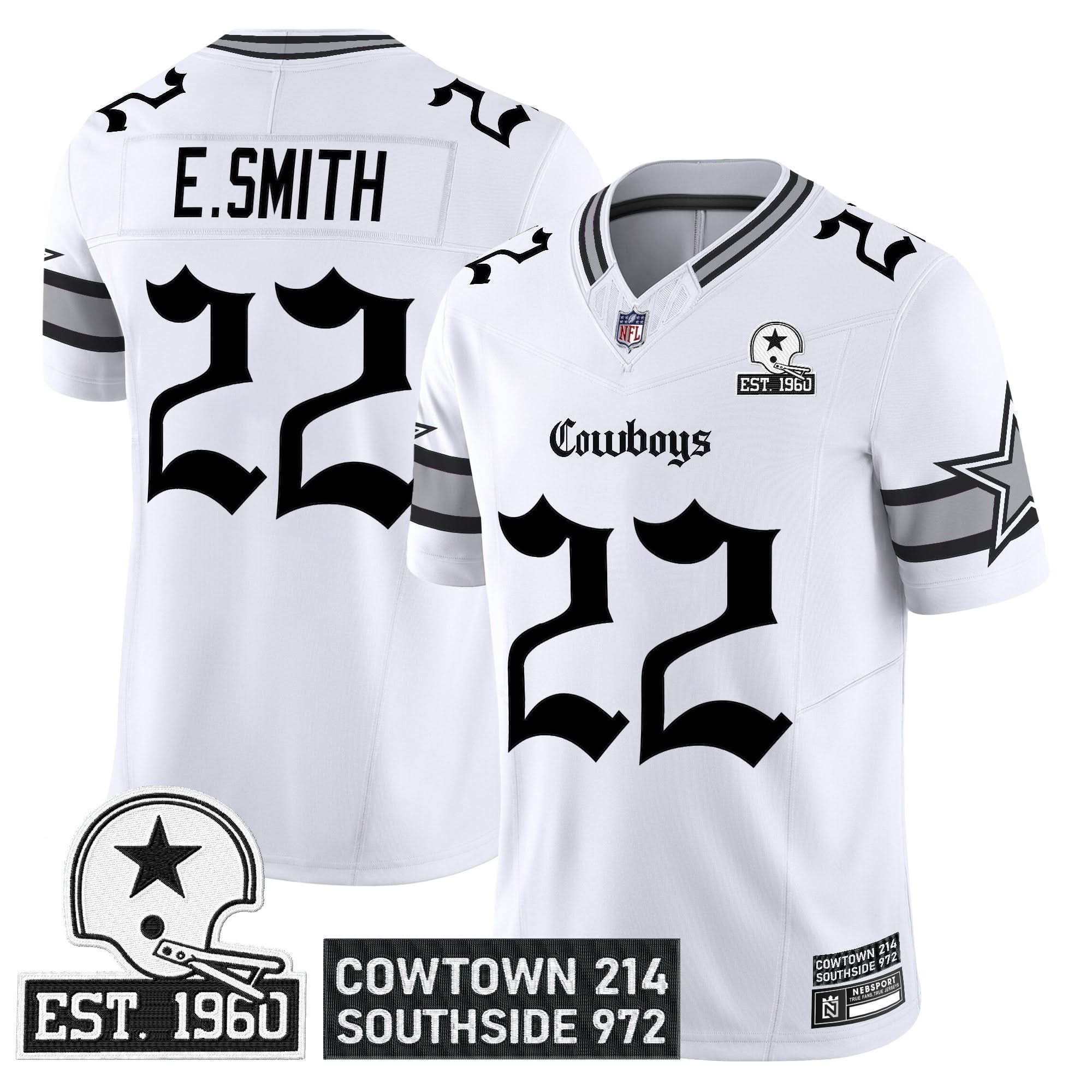 Dallas Cowboys 'Gothic Lone Star Edition' Vapor Limited Jersey - All Stitched